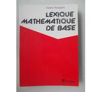 Lexique mathématique de base