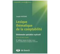 Lexique Thématique De La Comptabilité - Dictionnaire Spécialisé Explicatif