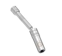 LEXIVON Clé à Bougie, Douille de Bougie 16mm, et Longueur Totale de 15cm, Outils pour Bougie d'allumage avec magnétique pivotante pour Voitures et Motos, extracteur de Bougie d'allumage (LX-121)