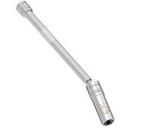 LEXIVON Clé à Bougie, Douille de Bougie 16mm, et Longueur Totale de 25cm, Outils pour Bougie d'allumage avec magnétique pivotante pour Voitures et Motos, extracteur de Bougie d'allumage (LX-122)