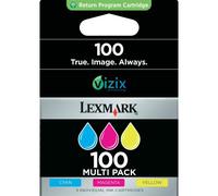 14N0849 LEXMARK 100 CARTOUCHE D'ENCRE CMY