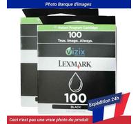 Lexmark 100 Ink Cartridge Black Pack Of 2