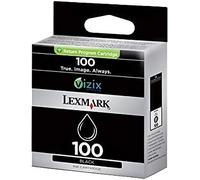 Lexmark 100A Noir 14N0820E cartouche d'encre Authentique (TVA incluse)
