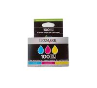 LEXMARK 100XL 14N0850 CMY ENCRE - 600 PAGES POUR GENESIS S815