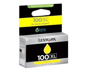 Lexmark 100XL (14N1071E) - Jaune - Cartouche d'encre - Grande capacité