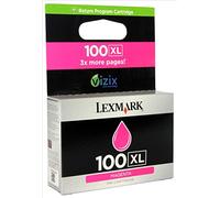 Lexmark 100XL Cartouche d'encre Lexmark Return Programme haute capacité Magenta