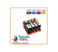 LEXMARK 100XL : Lot 4 cartouches compatible pour LEXMARK Prestige Pro 805 Prevail Pro 705 Pro 200 205 700 901 905 Pro200 Pro205