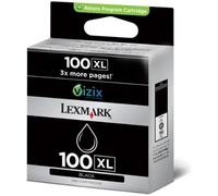 Lexmark 100XL Noir 14N1068E cartouche d'encre Authentique (TVA incluse)