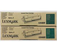 LEXMARK 12A4605 TONER ORIGINAL OPTRA K1220/K1220N (5.000 PG) X 2 Pièces