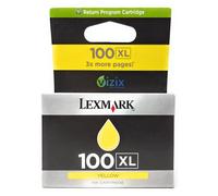 Lexmark 14N1071E 100XL Cartouche Original Jaune XL S305/S405/S605/S610 [ Abox ]