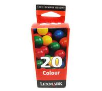 Lexmark 15MX120E 20 Cartouche Original Couleur P3100/Z42/ Z43/Z45/Z51/Z52 [A