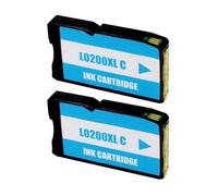Lexmark 200XL Cyan Pack 2 Cartouches d'encre génériques - Remplace 14L0198