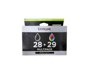LEXMARK 28 29 18C1520E NOIR/COULEUR ENCRE - 175 PAGE EN NOIR ET BLANC POUR X-2500