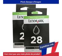 Lexmark 28 Ink Cartridge Black Pack Of 2