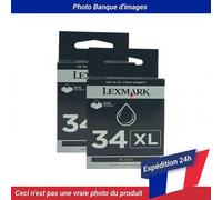 Lexmark 34XL Ink Cartridge Black High Yield Pack Of 2