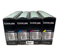 Lexmark 4 Toner Original Noir Cyan Magenta Jaune C734/X734/C736/X736 /X738