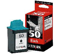 Lexmark 50 Noire cartouche d'encre authentique (TVA incluse)