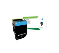 Lexmark 702 Toner Couleur pour imprimante Laser - Cyan
