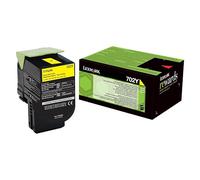 Lexmark 702 toner couleur pour imprimante laser - Jaune