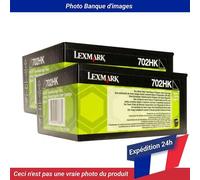 Lexmark 702H Toner Black 2 Pack