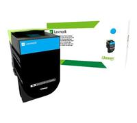 LEXMARK 702HCE cartouche de toner cyan 3.000 pages pack de 1