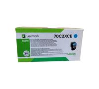 Lexmark Cartouche de toner 70C2XCE (702XCE) Cyan – pour CS510de