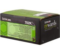 Original Lexmark 70C20K0 / 702K Toner noir