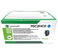 Lexmark 70C2HC0 702 Toner Original Cyan CS310n/CS410dn/CS510de [A Boîte ]