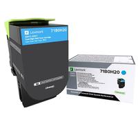 Lexmark Cartouche de toner X417 Cyan à rendement élevé 71B0H20
