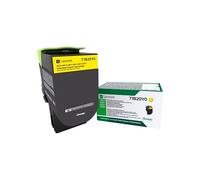 Lexmark 71B20x0 - Toners couleur Jaune pour imprimante laser