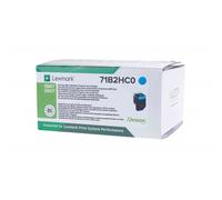 LEXMARK 71B2HC0 CYAN TONER - 3500 PAGES POUR CS417DN