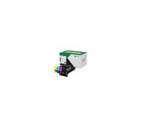Lexmark 71C0Z50 - Pack de 3 Cartouches de Toner Originales Cyan, Magenta, Jaune - Rendement 150000 pages - Compatibilité CX735adse, CS730de