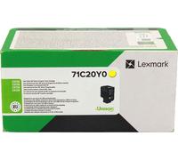 Lexmark 71C20Y0 toner jaune -A