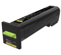 Lexmark 72K20YE Kit de toner jaune, 8 000 pages ISO IEC 19798 pour CS 820 Series CX 820 Series 825 Series 860 Series Jaune 8000