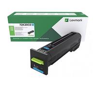 Lexmark 72K2XC0 Cartouche de toner Original Cyan