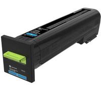 - Cyan - original - cartouche de toner LCCP, LRP - pour Lexmark CS820de, CS820dte, CS820dtfe