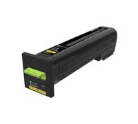 Lexmark 72K2XYE Cartouche Toner Original Jaune, 22000 pages, pour CS820dte/dtfe/de, Technologie Laser, 498x177x186mm, 1.33kg