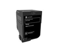 74C2HKE LEXMARK CS720DE CARTOUCHE DE TONER NOIR