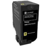 Lexmark 74C2HYE Kit de toner jaune d'origine Lexmark return program corporate (0074C2HYE,074C2HYE,74C2HYE)