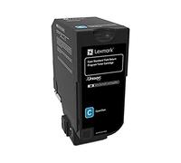 Lexmark 74C2SC0 Cartouche de toner 1 pièce(s) Original Cyan
