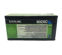 Lexmark Cartouche toner cyan 802XC (80C2XC0) - 4000 pages pour CX-510DE MFP