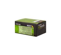LEXMARK 802XY 80C2XY0 JAUNE TONER - 4000 PAGES POUR CX-510DE MFP