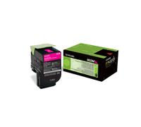 Lexmark 80C20M0 Cartouche Toner Magenta Original, Rendement Standard 1000 pages (ISO/IEC 19798), Technologie Unison, CX510/CX410/CX310 Series