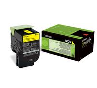 Lexmark 80C20Y0/802Y - Toner jaune, 1 000 pages