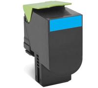 Lexmark Cartouche de toner 80C2HCE – Cyan original – 1 pièce