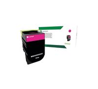 Lexmark 80C2HM0 Cartouche de Toner Laser pour Imprimante CX410/510 Magenta Rose