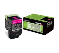 Lexmark 80C2Hx0 - Toners haute capacité couleur Magenta pour imprimante laser