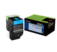 Lexmark 80C2SC0/802SC - Toner cyan, 2 000 pages