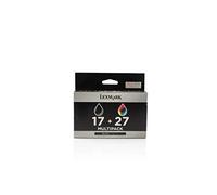 Lexmark 80D2952B Cartouche d'encre d'origine Bi-Pack N°17 + N°27