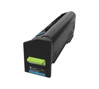 Lexmark - à rendement élevé - cyan cartouche de toner - LCCP, LRP